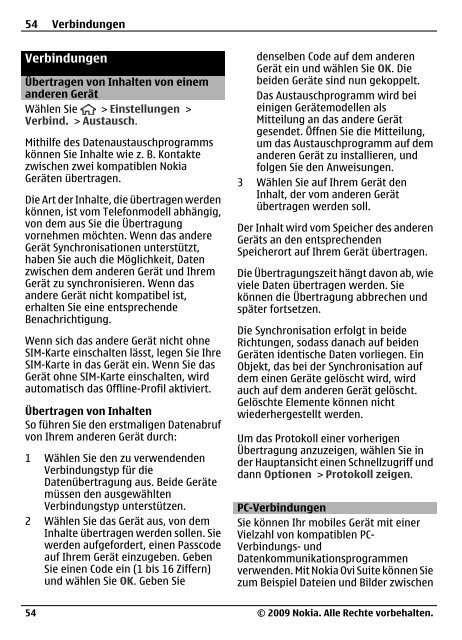 Nokia-6700-slide-Bedienungsanleitung.pdf ... - Fonmarkt.de