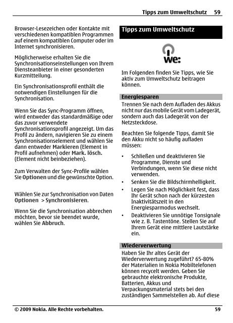 Nokia-6700-slide-Bedienungsanleitung.pdf ... - Fonmarkt.de