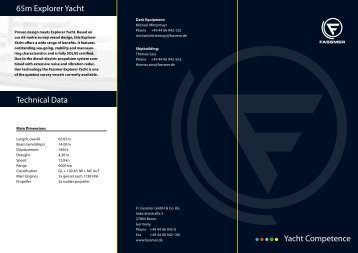 Technical Data - Fr. Fassmer GmbH & Co. KG