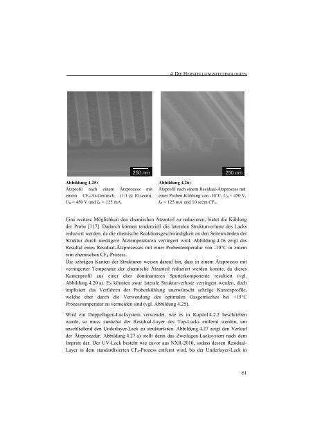 Entwicklung einer Nanotechnologie-Plattform für die ... - JuSER