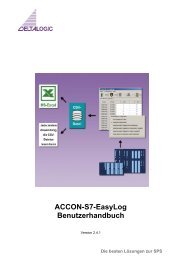 ACCON-S7-EasyLog Benutzerhandbuch - INEE