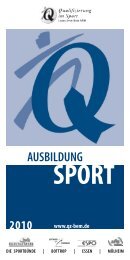 2010 SPORT AUSBILDUNG - Mülheimer Sportbund