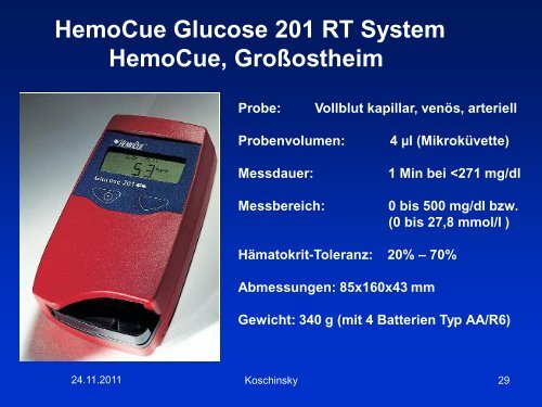 Argumente PRO Glukose-POCT-Methodik - DiagnostikNet | BB