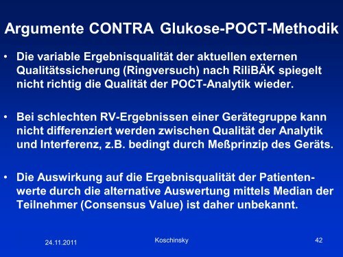 Argumente PRO Glukose-POCT-Methodik - DiagnostikNet | BB