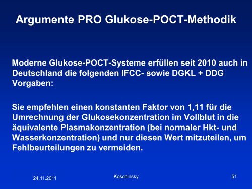 Argumente PRO Glukose-POCT-Methodik - DiagnostikNet | BB