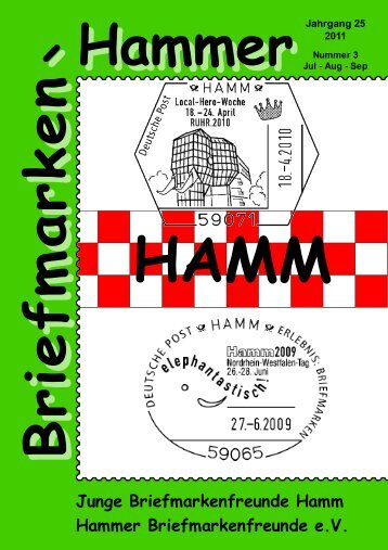 Hammer B rie fma rk en B rie fma rk en - Briefmarkenjugend Hamm