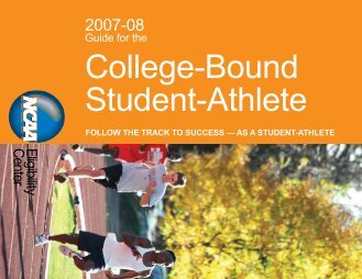 2007-08 Guide for the College-Bound Student-Athlete - South Africa