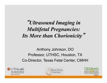 Ultrasound Imaging in Multifetal Pregnancies: Its