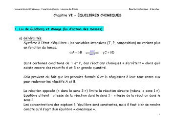 Chapitre VI - ISIS - UniversitÃ© de Strasbourg