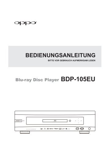 BDP-105EU - Oppo Blu-ray