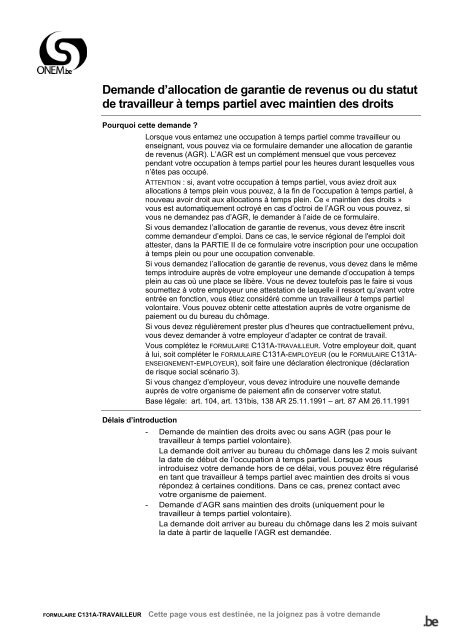 Demande D Allocation De Garantie De Revenus Ou Du Statut De