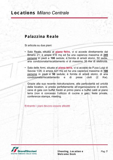 Listino Prezzi 2012 (.pdf 912 KB ) - Grandi Stazioni S.p.A.