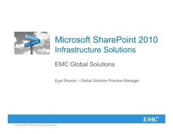 SharePoint 2010_Briefing.pdf - EMC Community Network