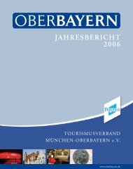 JAHRESBERICHT 2006 - Logo Tourismusverband Oberbayern