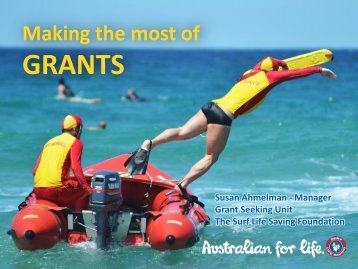 GRANTS - Life Saving Victoria