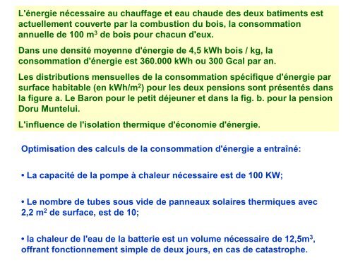 Introduction d'un système de pompes à chaleur pour ... - Euromontana