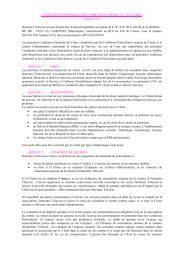 CONDITIONS GENERALES DES FORFAITS ... - Poisson Bouge