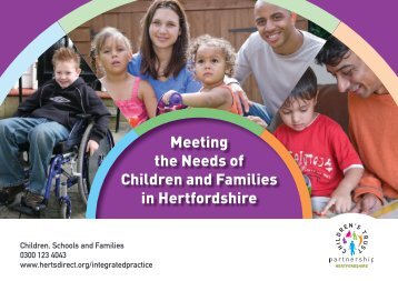 Meeting the Needs of Children and Families in Hertfordshire
