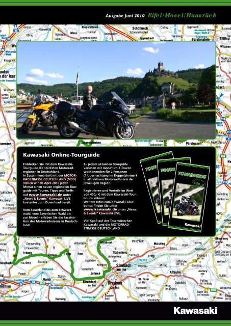 by KAWASAKI Eifel / Mosel / Hunsrück - Motorradstraße Deutschland