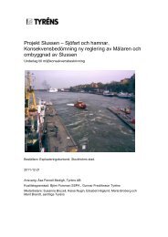 Projekt Slussen â SjÃ¶fart och hamnar ... - Structor