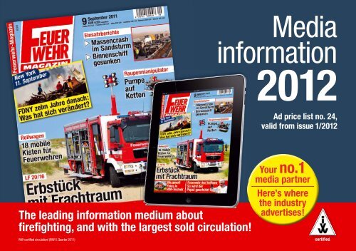 Media information - Feuerwehr-Magazin