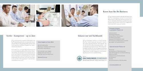 Deutsche Inkasso Akademie - Bundesverband Deutscher Inkasso ...