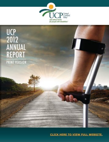Download a PDF of the report here - United Cerebral Palsy