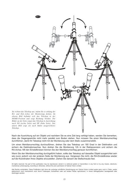 BEDIENUNGSANLEITUNG - APM Telescopes