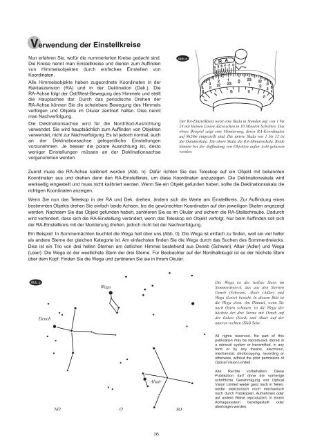 BEDIENUNGSANLEITUNG - APM Telescopes