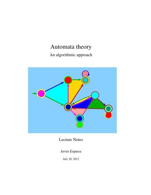 Automata theory - Foundations of Software Reliability and