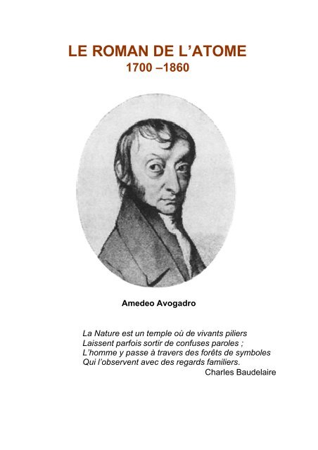 LE ROMAN DE L'ATOME - Chimie du temps qui passe