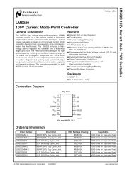 LM5020 100V Current Mode PWM Controller
