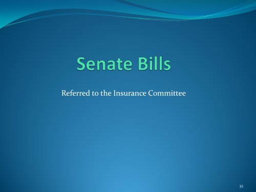 Legislative Review - Louisiana Department of Insurance