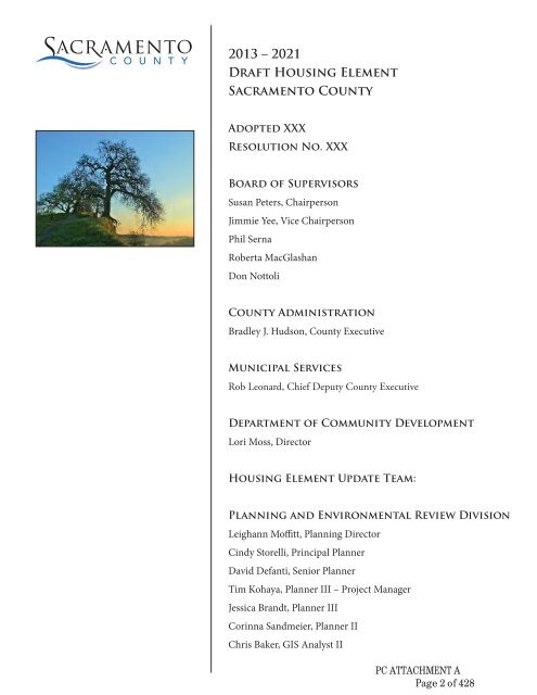 Draft Housing Element - Planning and Environmental Review ...