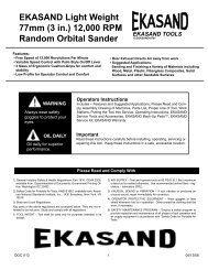 Ekasand Lightweight 3 in Random Orbital Sander