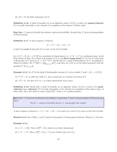 COMPLEX GEOMETRY Course notes