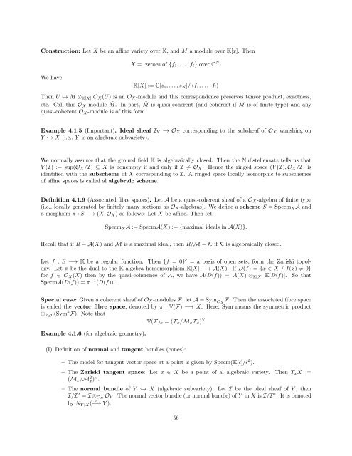 COMPLEX GEOMETRY Course notes