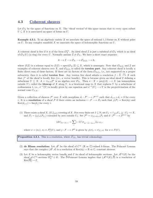 COMPLEX GEOMETRY Course notes