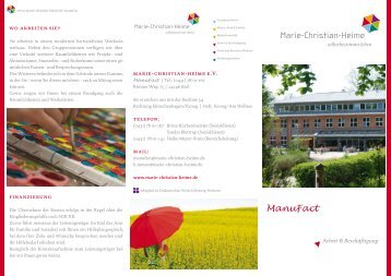 ManuFact - Marie-Christian-Heime eV