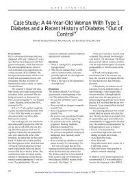 Case Study: A 44-Year-Old Woman With Type 1 ... - Clinical Diabetes