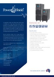 Powershield Centurion 3/1 Brochure