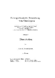 Entropiebasierte Bewertung von Ontologien Dissertation