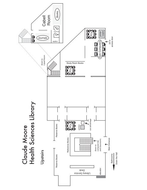 Floorplan - Claude Moore Health Sciences Library