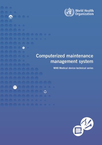 Computerized Maintenance Management System