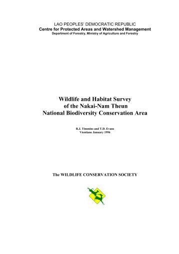 Wildlife and Habitat Survey of the Nakai-Nam Theun National ... - LAD