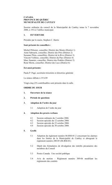 2006-11-07-pv conseil.pdf - Cantley