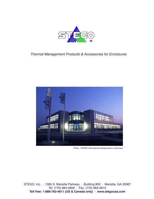 Stego Thermal Management Catalog - Solutions Direct