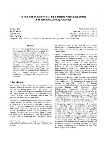 Download in pdf format - Computer Vision Lab - ETH Zürich