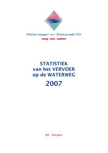 Statistiek van het vervoer op de waterweg - Waterwegen en Zeekanaal