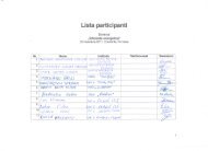 Lista participanti